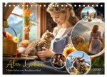 Alm Leben - Meine Liebe zum Bergbauernhof (Tischkalender 2026 DIN A5 quer), CALVENDO Monatskalender