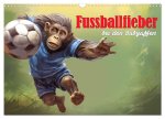 Fußballfieber bei den Babyaffen (Wandkalender 2026 DIN A3 quer), CALVENDO Monatskalender