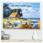 Landleben an der Ostsee - Alte Zeiten zwischen Meer und Bodden (hochwertiger Premium Wandkalender 2026 DIN A2 quer), Kunstdruck in Hochglanz