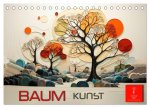 Baum Kunst (Tischkalender 2026 DIN A5 quer), CALVENDO Monatskalender