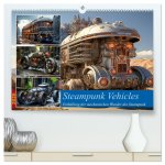 Steampunk Vehicles (hochwertiger Premium Wandkalender 2026 DIN A2 quer), Kunstdruck in Hochglanz