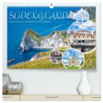Südengland - Impressionen aus dem Südwesten von England (hochwertiger Premium Wandkalender 2026 DIN A2 quer), Kunstdruck in Hochglanz