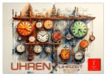 Uhren Uhrzeit (Wandkalender 2026 DIN A2 quer), CALVENDO Monatskalender