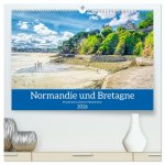 Normandie und Bretagne - Frankreichs schöner Nordwesten (hochwertiger Premium Wandkalender 2026 DIN A2 quer), Kunstdruck in Hochglanz