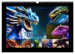 Phantasievolle Welt der Drachen (Wandkalender 2026 DIN A3 quer), CALVENDO Monatskalender