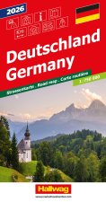 Hallwag Strassenkarte Deutschland 2026 1:750.000