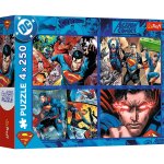 Puzzle 4x250 Odwaga Supermana 13340