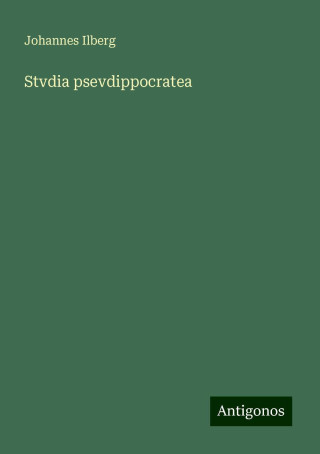 Stvdia psevdippocratea