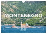 Montenegro - Das Land der schwarzen Berge (Wandkalender 2026 DIN A4 quer), CALVENDO Monatskalender