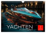 Yachten Fantasien (Wandkalender 2026 DIN A4 quer), CALVENDO Monatskalender