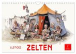 Lustiges Zelten (Wandkalender 2026 DIN A4 quer), CALVENDO Monatskalender