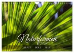 Naturformen, Blatt, Holz, Fels (Wandkalender 2026 DIN A4 quer), CALVENDO Monatskalender