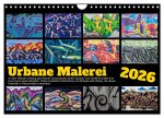 Urbane Malerei (Wandkalender 2026 DIN A4 quer), CALVENDO Monatskalender