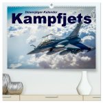 Kampfjets - Düsenjäger-Kalender (hochwertiger Premium Wandkalender 2026 DIN A2 quer), Kunstdruck in Hochglanz
