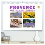 Provence mit allen Sinnen (hochwertiger Premium Wandkalender 2026 DIN A2 quer), Kunstdruck in Hochglanz