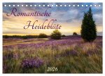 Romantische Heideblüte (Tischkalender 2026 DIN A5 quer), CALVENDO Monatskalender