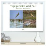 Vogelparadies Volvi-See (hochwertiger Premium Wandkalender 2026 DIN A2 quer), Kunstdruck in Hochglanz