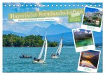 Bayerische Seenlandschaften - Natur im Einklang mit Freizeit und Kultur (Tischkalender 2026 DIN A5 quer), CALVENDO Monatskalender