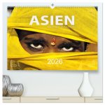 Asien - Kontinent der Farben (hochwertiger Premium Wandkalender 2026 DIN A2 quer), Kunstdruck in Hochglanz