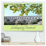 Lieblingsland Frankreich (hochwertiger Premium Wandkalender 2026 DIN A2 quer), Kunstdruck in Hochglanz