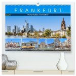 Frankfurt - Wolkenkratzer und Tradition (hochwertiger Premium Wandkalender 2026 DIN A2 quer), Kunstdruck in Hochglanz