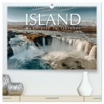 Island - Rundreise im Oktober (hochwertiger Premium Wandkalender 2026 DIN A2 quer), Kunstdruck in Hochglanz