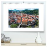 Ceský Krumlov - Böhmisch Krumau (hochwertiger Premium Wandkalender 2026 DIN A2 quer), Kunstdruck in Hochglanz
