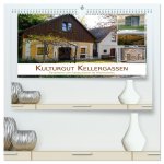 Kulturgut Kellergassen - Tradition und Geselligkeit im Weinviertel (hochwertiger Premium Wandkalender 2026 DIN A2 quer), Kunstdruck in Hochglanz