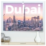 Dubai - Wo die Wolkenkratzer aus dem Boden sprießen. (hochwertiger Premium Wandkalender 2026 DIN A2 quer), Kunstdruck in Hochglanz