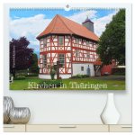 Fachwerkhäuser - Kirchen in Thüringen (hochwertiger Premium Wandkalender 2026 DIN A2 quer), Kunstdruck in Hochglanz