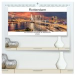 Rotterdam - Die heimliche Hauptstadt der Niederlande (hochwertiger Premium Wandkalender 2026 DIN A2 quer), Kunstdruck in Hochglanz