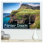 Färöer Inseln - Geheimnisvolle Inseln im Nordatlantik (hochwertiger Premium Wandkalender 2026 DIN A2 quer), Kunstdruck in Hochglanz