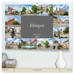 Ehingen Impressionen (hochwertiger Premium Wandkalender 2026 DIN A2 quer), Kunstdruck in Hochglanz