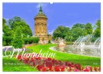 Mannheim - Die Stadt im Quadrat (Wandkalender 2026 DIN A2 quer), CALVENDO Monatskalender