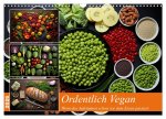 Ordentlich Vegan (Wandkalender 2026 DIN A3 quer), CALVENDO Monatskalender