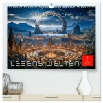 Futuristische Lebens Welten (hochwertiger Premium Wandkalender 2026 DIN A2 quer), Kunstdruck in Hochglanz
