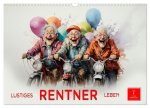 Lustiges Rentner Leben (Wandkalender 2026 DIN A3 quer), CALVENDO Monatskalender