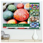 Do-It-Yourself Kunst - Entdecke die Freude am Steine bemalen (hochwertiger Premium Wandkalender 2026 DIN A2 quer), Kunstdruck in Hochglanz