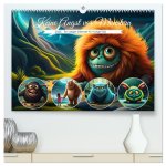 Keine Angst vor Monstern (hochwertiger Premium Wandkalender 2026 DIN A2 quer), Kunstdruck in Hochglanz