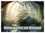 Wintergärten als Ruhepol (Wandkalender 2026 DIN A2 quer), CALVENDO Monatskalender