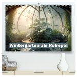 Wintergärten als Ruhepol (hochwertiger Premium Wandkalender 2026 DIN A2 quer), Kunstdruck in Hochglanz