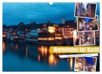 Rheinfelden bei Nacht (Wandkalender 2026 DIN A3 quer), CALVENDO Monatskalender