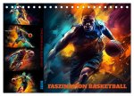 Faszination Basketball (Tischkalender 2026 DIN A5 quer), CALVENDO Monatskalender