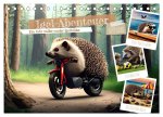 Igel-Abenteuer (Tischkalender 2026 DIN A5 quer), CALVENDO Monatskalender