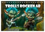 Trolls rocken ab (Tischkalender 2026 DIN A5 quer), CALVENDO Monatskalender