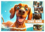 Comic Hunde (Wandkalender 2026 DIN A2 quer), CALVENDO Monatskalender