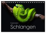 Faszination Schlangen (Tischkalender 2026 DIN A5 quer), CALVENDO Monatskalender