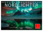Nordlichter - Aurora Borealis, wunderschön und geheimnisvolll (Tischkalender 2026 DIN A5 quer), CALVENDO Monatskalender