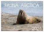 Fauna arctica (Tischkalender 2026 DIN A5 quer), CALVENDO Monatskalender