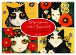 Katzensprung in den Jugendstil (Wandkalender 2026 DIN A3 quer), CALVENDO Monatskalender
